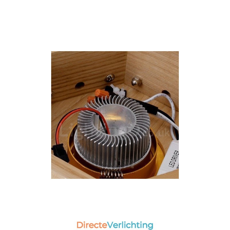 6-lichts houten moderne, eigentijdse hanglamp