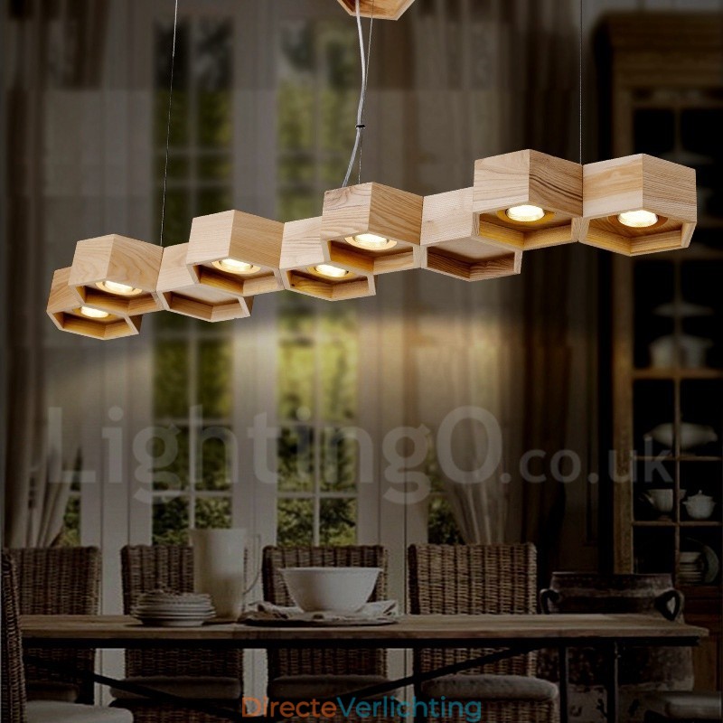 7 Lichte Houten Moderne Hedendaagse Hanglamp