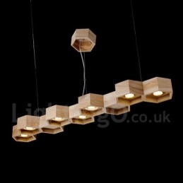 7 Lichte Houten Moderne Hedendaagse Hanglamp