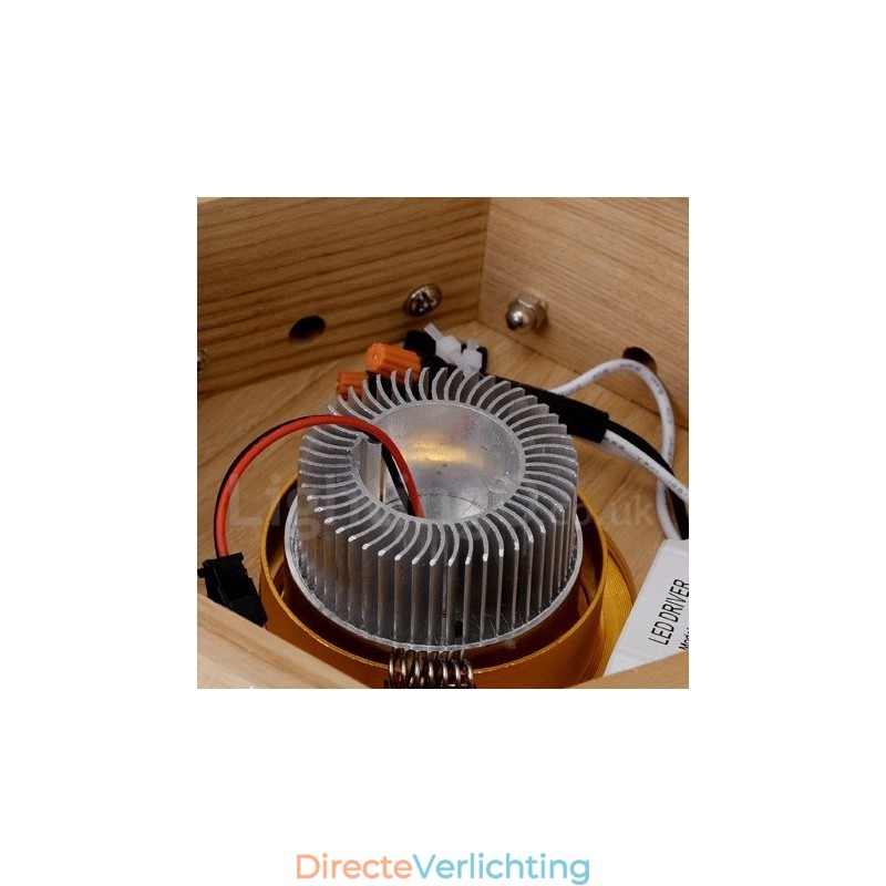 6-lichts houten moderne, eigentijdse hanglamp