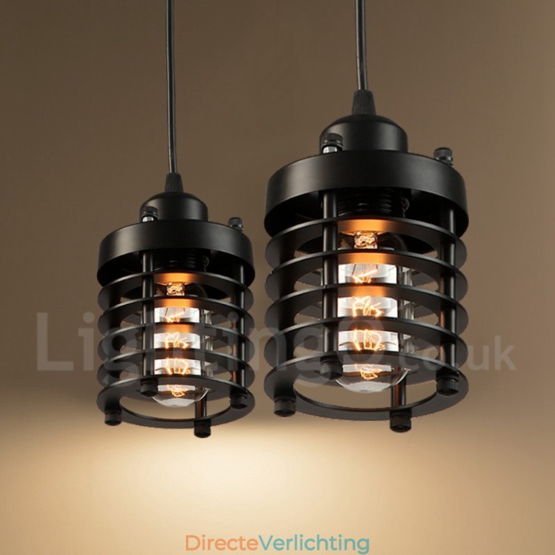 1 lichts retro vintage koperen hanglamp