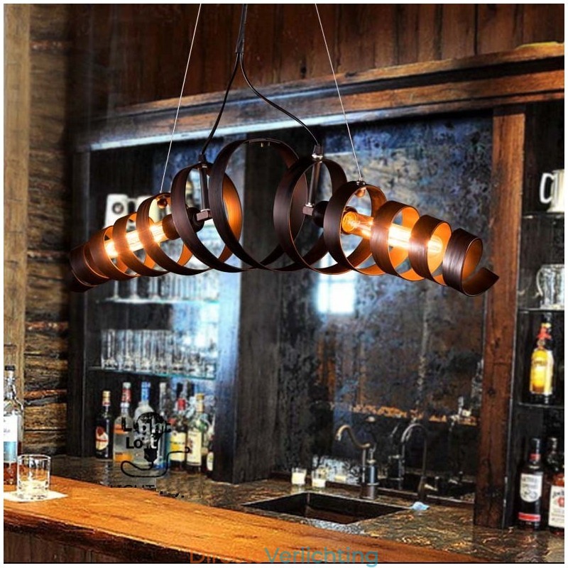 Retro ijzeren lamp moderne minimalistische industriële stijl kroonluchter