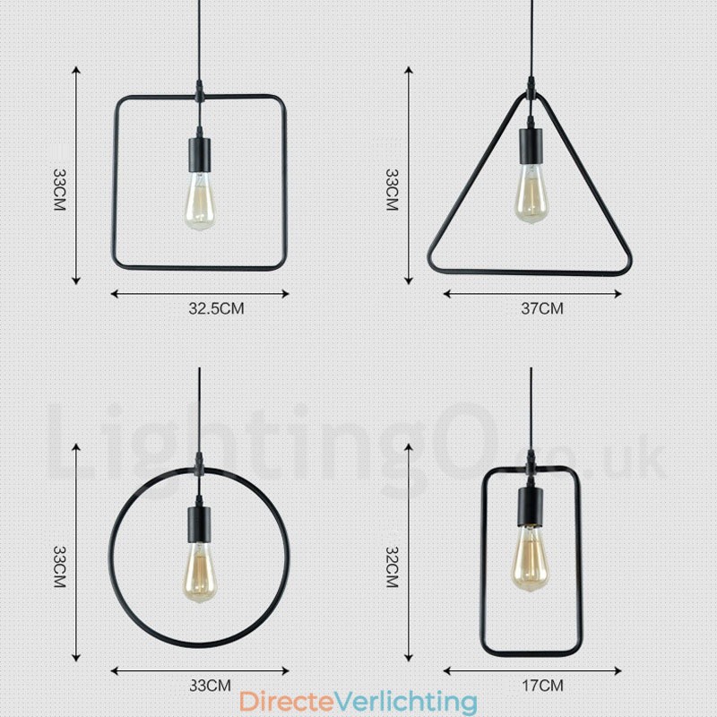 Moderne, eigentijdse metalen hanglamp met 1 licht