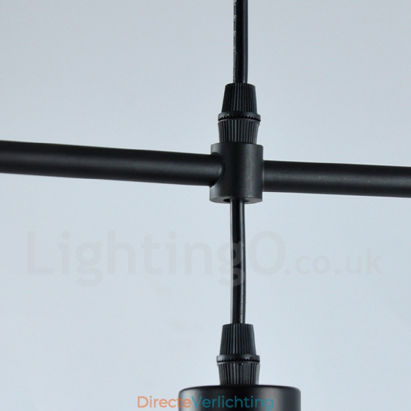 Moderne, eigentijdse metalen hanglamp met 1 licht