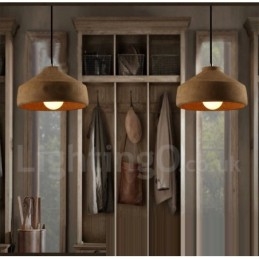 Moderne, eigentijdse betonnen hanglamp met één licht