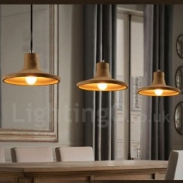 Moderne, eigentijdse betonnen hanglamp met één licht