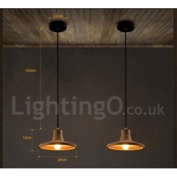 Moderne, eigentijdse betonnen hanglamp met één licht