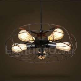 Retro Vintage 5-lichts hanglamp