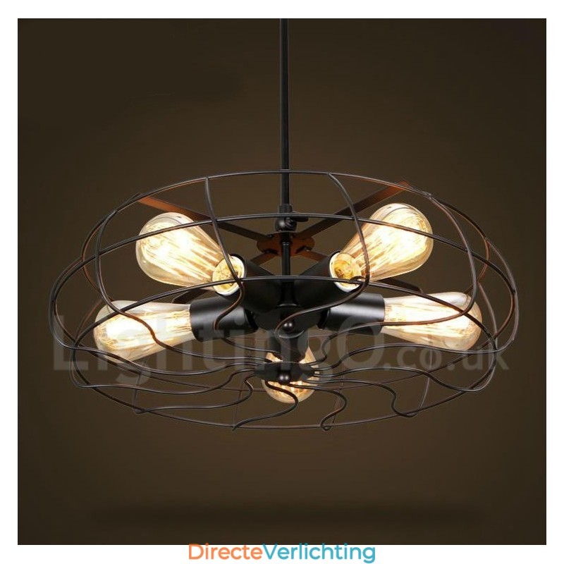 Retro Vintage 5-lichts hanglamp