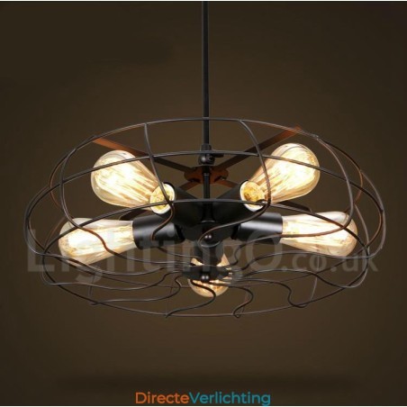 Retro Vintage 5-lichts hanglamp Retro Vintage 5-lichts hanglamp
