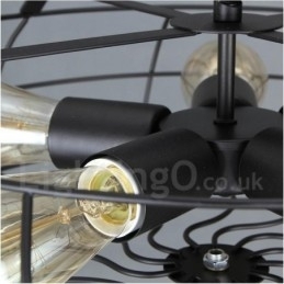Retro Vintage 5-lichts hanglamp