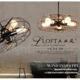 Retro Vintage 5-lichts hanglamp