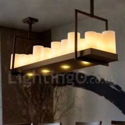 Rustieke Lodge Vintage Kandelaar Hanglamp