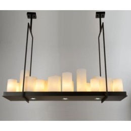 Rustieke Lodge Vintage Kandelaar Hanglamp