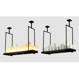 Rustieke Lodge Vintage Kandelaar Hanglamp
