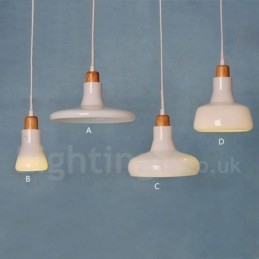 Retro Vintage Hanglamp met Glazen Kap Lamp