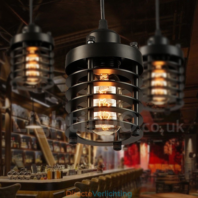 Retro Vintage Metalen 1 Lichts Hanglamp