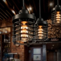 Retro Vintage Metalen 1 Lichts Hanglamp