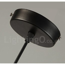 Retro Vintage Metalen 1 Lichts Hanglamp