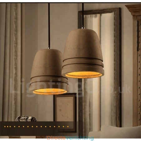 Retro Vintage Betonnen Hanglamp Retro Vintage Betonnen Hanglamp