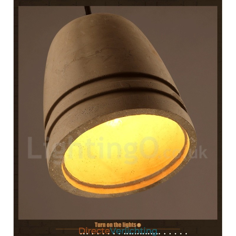 Retro Vintage Betonnen Hanglamp