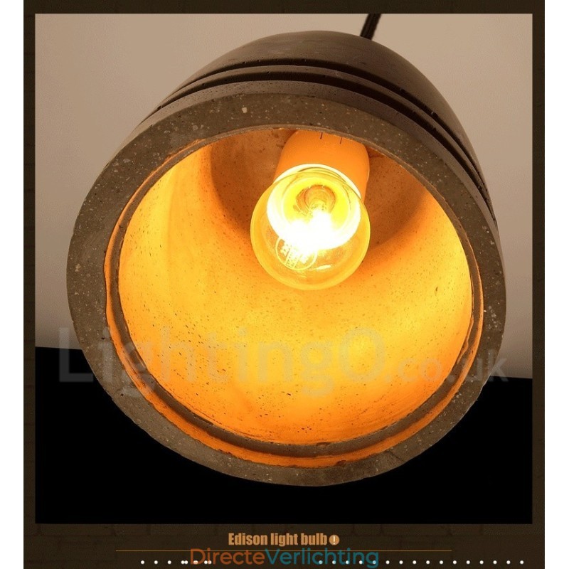 Retro Vintage Betonnen Hanglamp