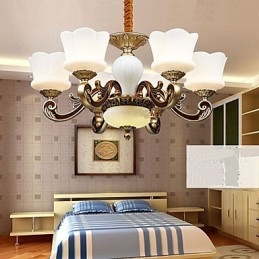 Tuin Creatieve Zinklegering Retro Eetkamer Hanglamp Kroonluchter