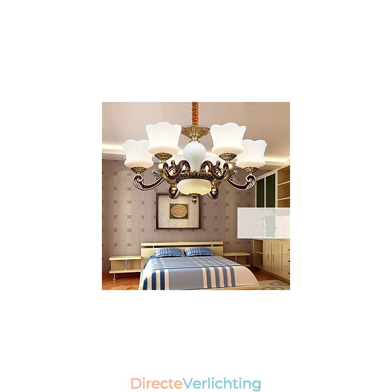 Tuin Creatieve Zinklegering Retro Eetkamer Hanglamp Kroonluchter