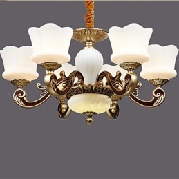 Tuin Creatieve Zinklegering Retro Eetkamer Hanglamp Kroonluchter
