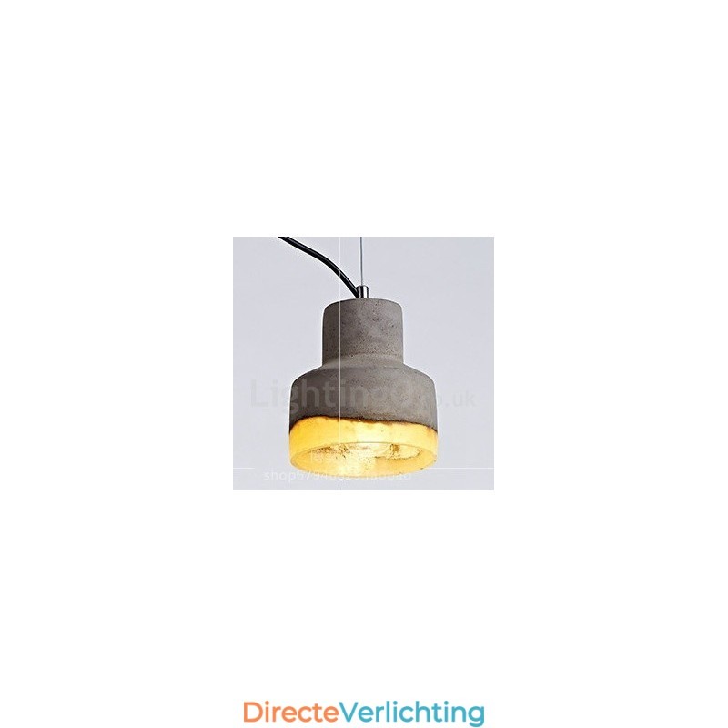 Moderne, eigentijdse betonnen hanglamp met 1 licht