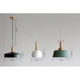 Moderne, eigentijdse, veelkleurige hanglamp