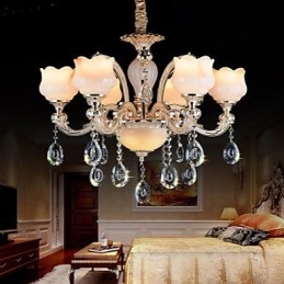 Europese stijl Jade hanglamp Kristallen hanglamp