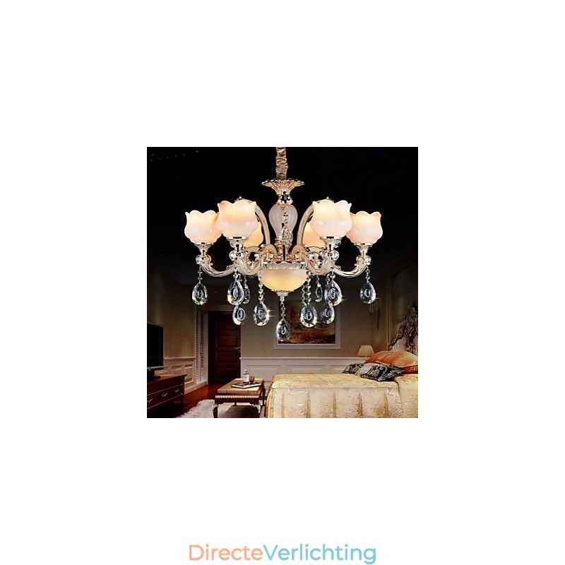 Europese stijl Jade hanglamp Kristallen hanglamp