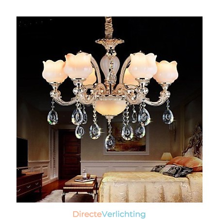 Europese stijl Jade hanglamp Kristallen hanglamp Europese stijl Jade hanglamp Kristallen hanglamp