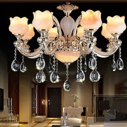 Europese stijl Jade hanglamp Kristallen hanglamp