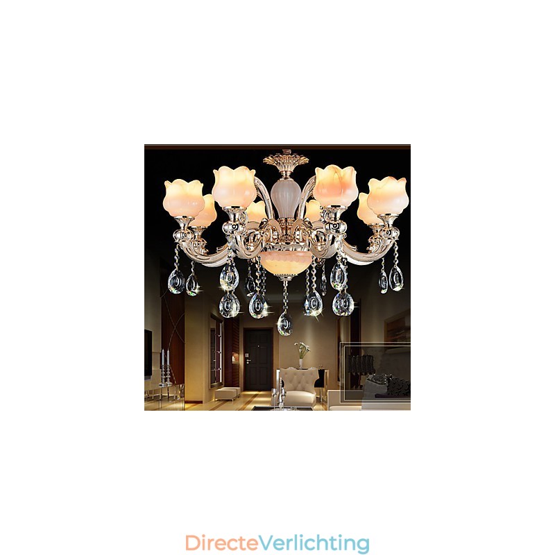 Europese stijl Jade hanglamp Kristallen hanglamp