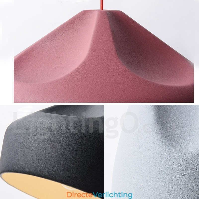 Moderne, eigentijdse, veelkleurige hanglamp