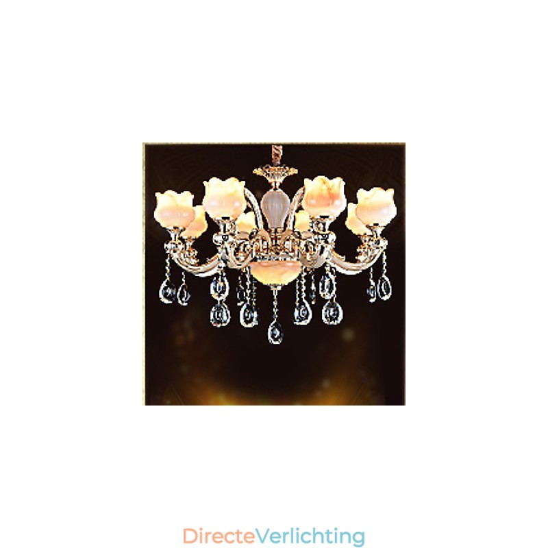Europese stijl Jade hanglamp Kristallen hanglamp