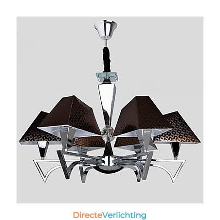 Mode Smeedijzeren Kroonluchter Verlichting Kunst Kroonluchter met 6 Lampen Mode Smeedijzeren Kroonluchter Verlichting Kunst Kroonluchter met 6 Lampen