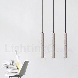 Moderne, eigentijdse betonnen hanglamp met 1 lichtpunt