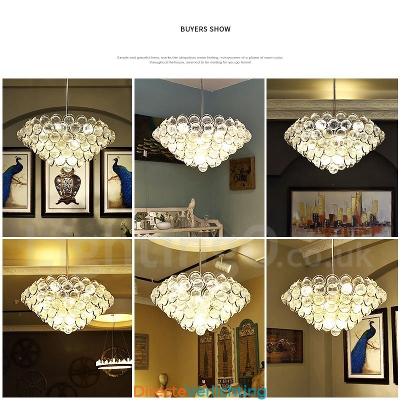 Luxe moderne eigentijdse hanglamp met 1 licht