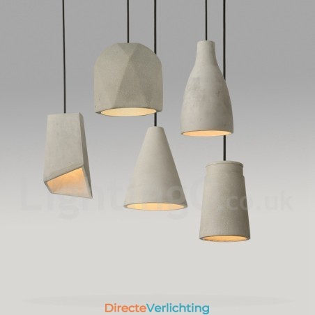 1-lichts betonnen hanglamp 1-lichts betonnen hanglamp