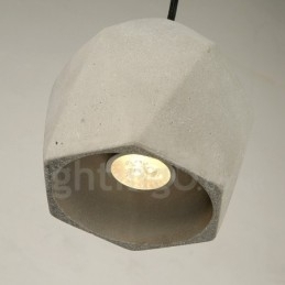 1-lichts betonnen hanglamp
