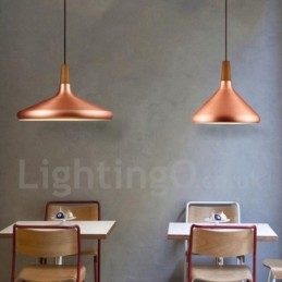 Moderne, eigentijdse metalen hanglamp met 1 licht