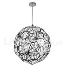 Moderne, eigentijdse hanglamp met 1 lichtbol