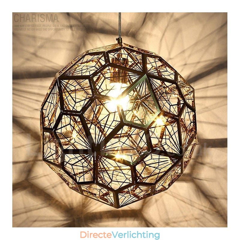 Moderne, eigentijdse hanglamp met 1 lichtbol