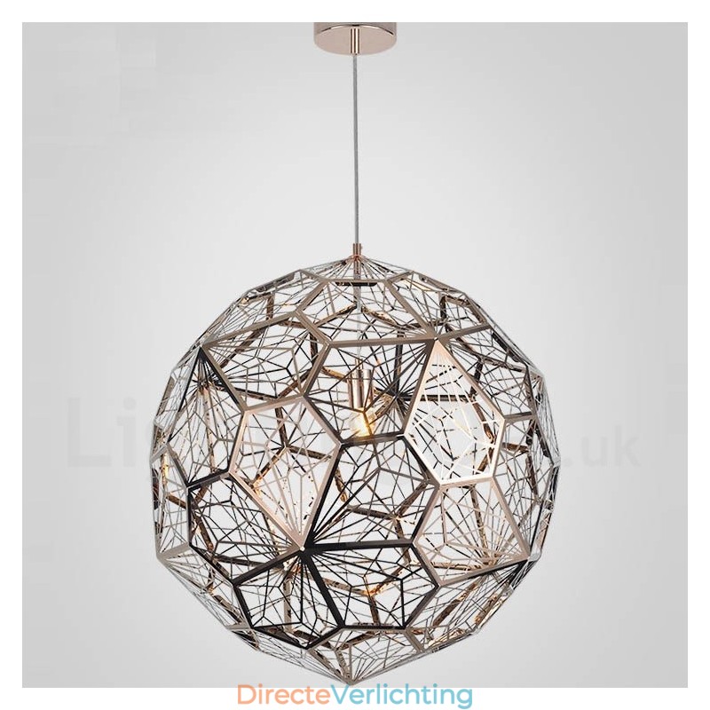 Moderne, eigentijdse hanglamp met 1 lichtbol