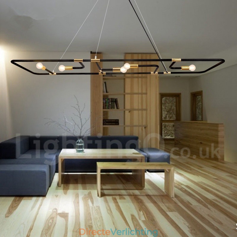5-lichts moderne, eigentijdse hanglamp