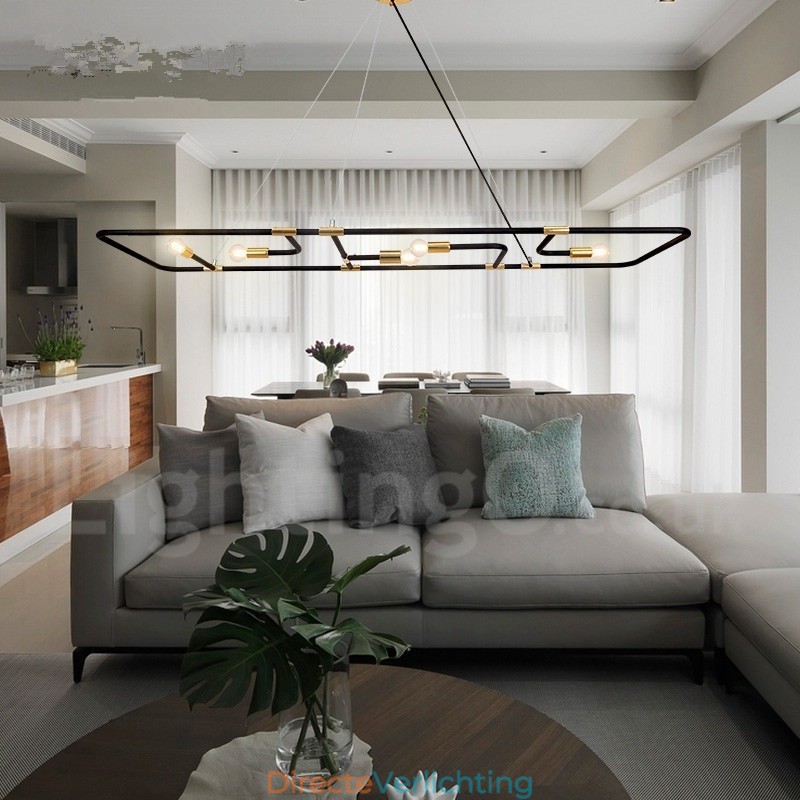 5-lichts moderne, eigentijdse hanglamp