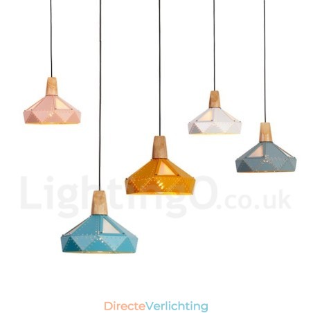 Enkele 1-lichts moderne, eigentijdse, veelkleurige hanglamp Enkele 1-lichts moderne, eigentijdse, veelkleurige hanglamp